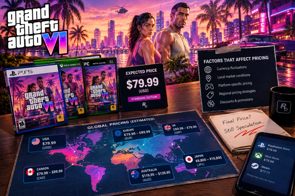 How Much Will GTA 6 Cost Around the World?