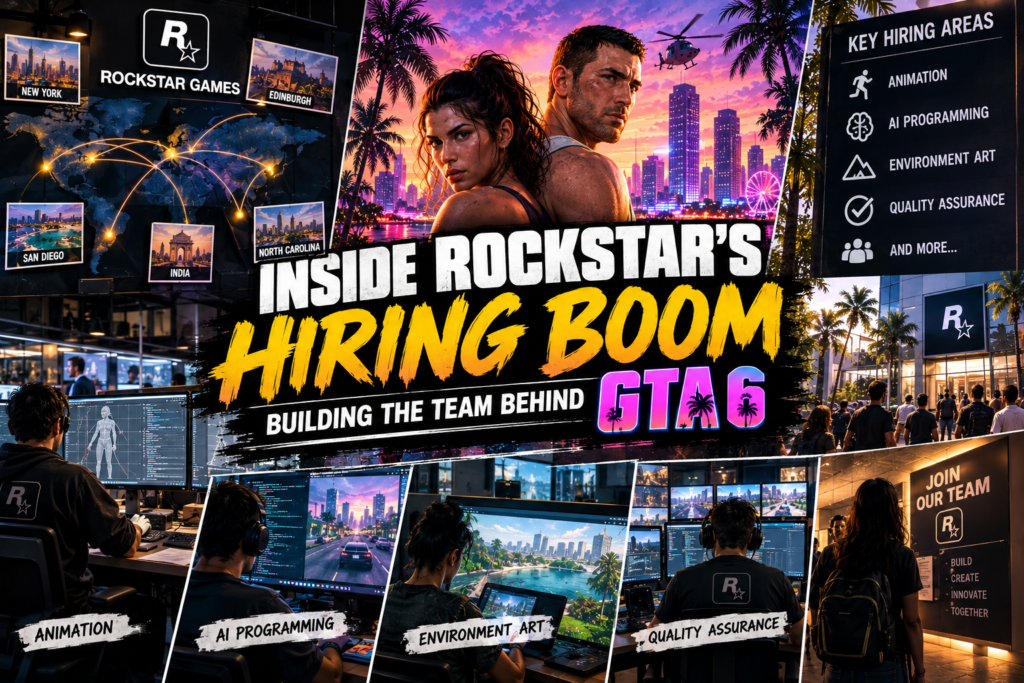 Inside Rockstar’s Hiring Boom: Building the Team Behind GTA 6